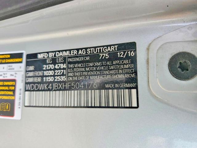 Продаж на аукціоні авто 2017 Mercedes-benz C, vin: WDDWK4JBXHF504176, номер лоту: 57197106