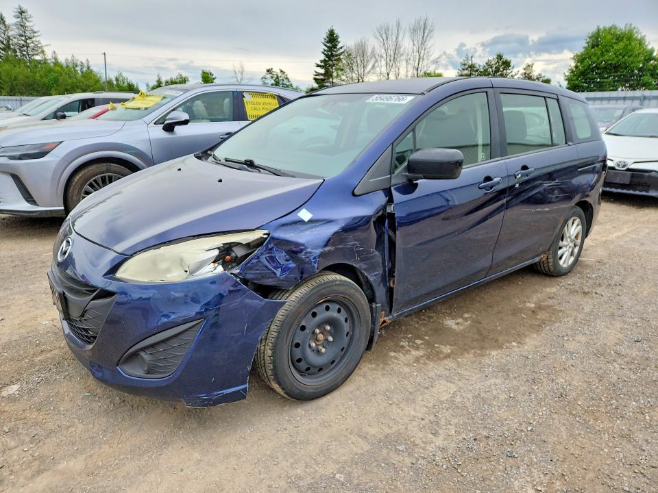 2012 Mazda 5 მანქანა იყიდება აუქციონზე, vin: JM1CW2CLXC0126142, აუქციონის ნომერი: 55496766