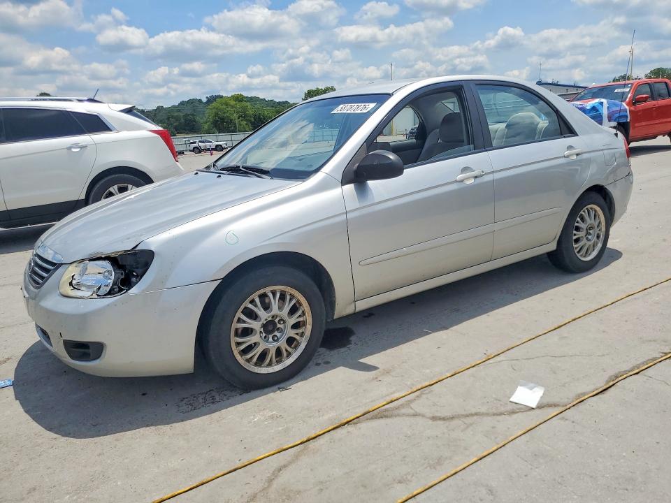2008 Kia Spectra მანქანა იყიდება აუქციონზე, vin: KNAFE121385529381, აუქციონის ნომერი: 58787876