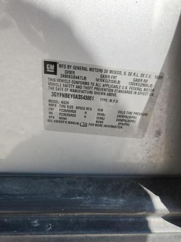 Aukcja sprzedaży 2010 Cadillac Srx, vin: 3GYFNBEY0AS543861, numer aukcji: 58537966
