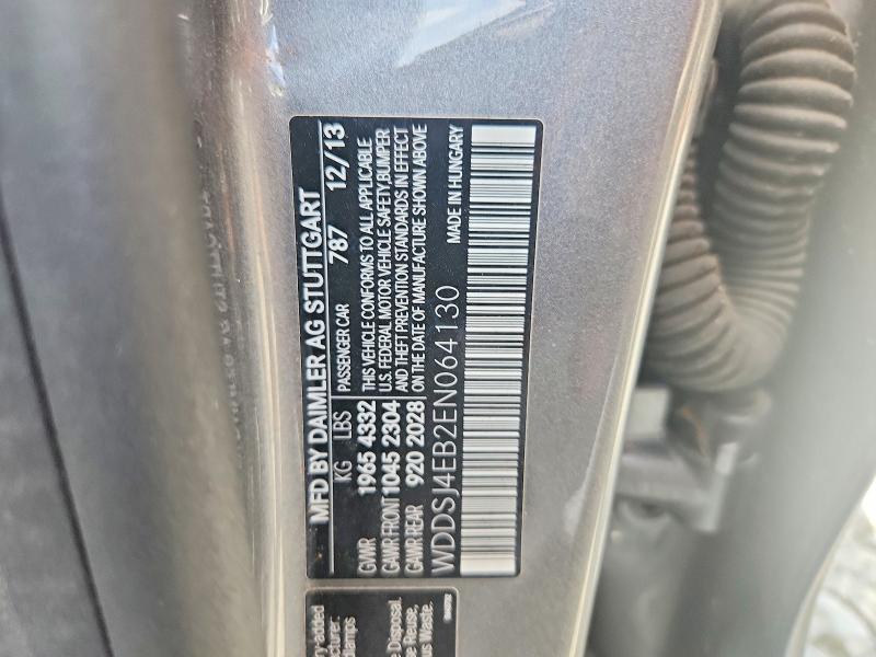 57910016 :رقم المزاد ، WDDSJ4EB2EN064130 vin ، 2014 Mercedes-benz Cla مزاد بيع
