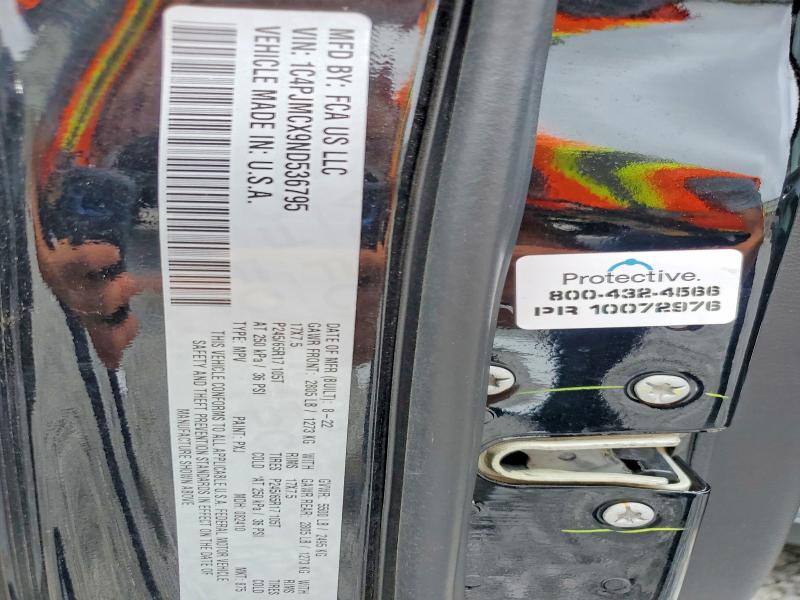 2022 Jeep Cherokee მანქანა იყიდება აუქციონზე, vin: 1C4PJMCX9ND536795, აუქციონის ნომერი: 56344456