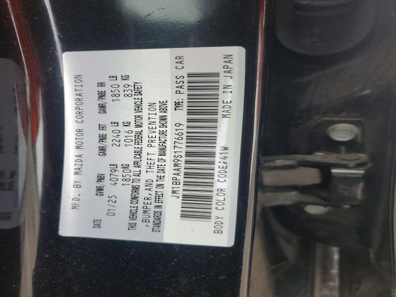 Продаж на аукціоні авто 2025 Mazda 3, vin: JM1BPAAM9S1776619, номер лоту: 57733146