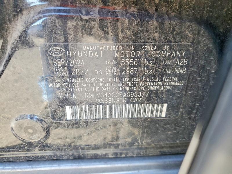 Продажа на аукционе авто 2025 Hyundai Ioniq 6, vin: KMHM34AC2SA093377, номер лота: 57166796