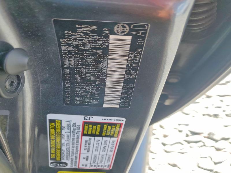 Aukcja sprzedaży 2012 Toyota Corolla, vin: 2T1BU4EE3CC900586, numer aukcji: 57744196