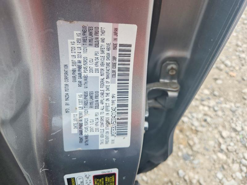 58070006 :رقم المزاد ، JM3TB3DV5D0401040 vin ، 2013 Mazda Cx-9 مزاد بيع