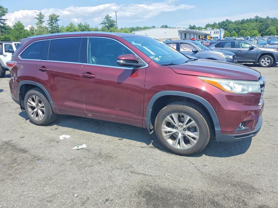 2015 Toyota Highlander მანქანა იყიდება აუქციონზე, vin: 5TDJKRFH6FS131083, აუქციონის ნომერი: 58905676