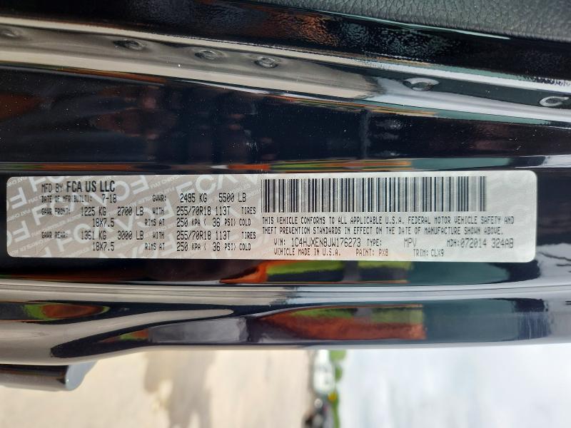 Продажа на аукционе авто 2018 Jeep Wrangler Unlimited, vin: 1C4HJXEN8JW176273, номер лота: 56287026