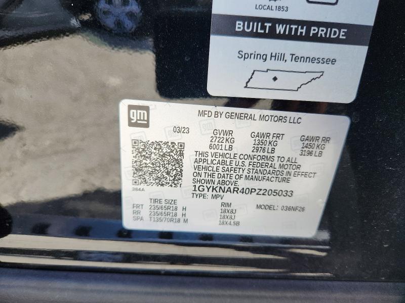 Продаж на аукціоні авто 2023 Cadillac Xt5, vin: 1GYKNAR40PZ205033, номер лоту: 58617986