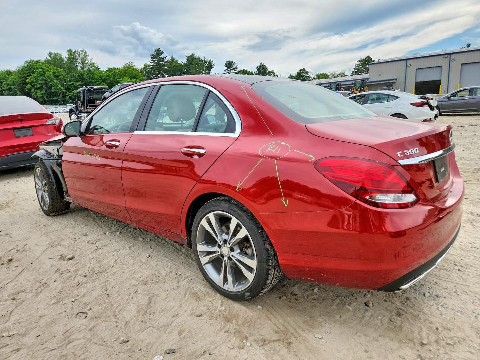 57499906 :رقم المزاد ، 55SWF4KB1GU151664 vin ، 2016 Mercedes-benz C مزاد بيع