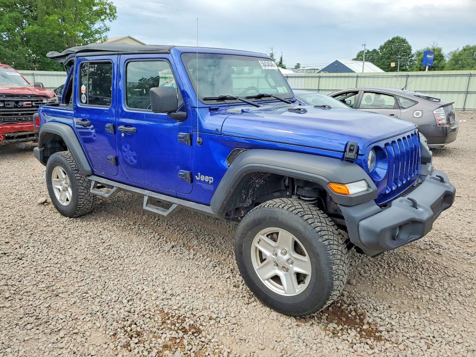 58434546 :رقم المزاد ، 1C4HJXDG7LW103045 vin ، 2020 Jeep Wrangler Unlimited مزاد بيع