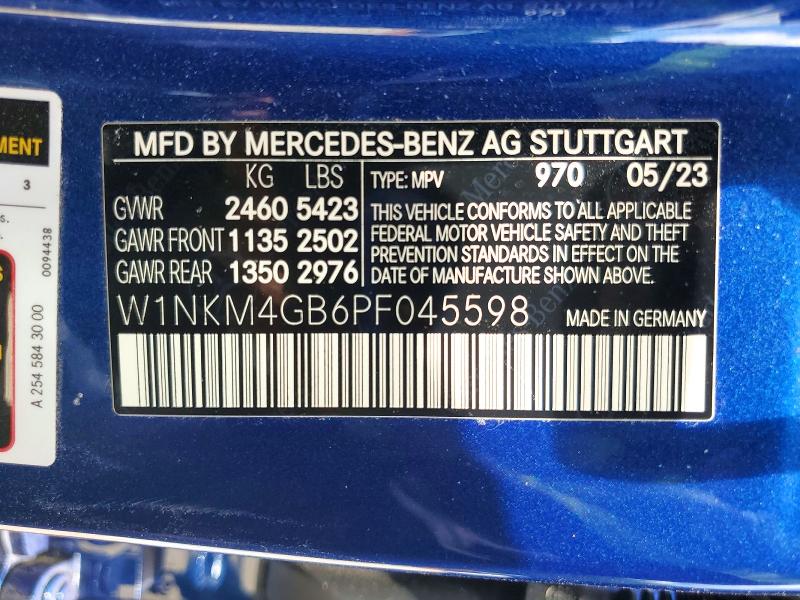 Продаж на аукціоні авто 2023 Mercedes-benz Glc, vin: W1NKM4GB6PF045598, номер лоту: 58592866