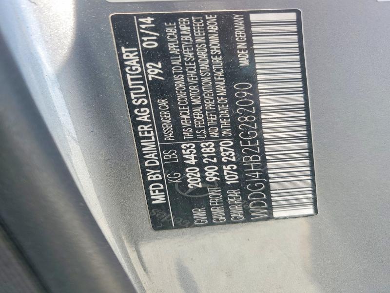Aukcja sprzedaży 2014 Mercedes-benz C, vin: WDDGJ4HB2EG282090, numer aukcji: 59049266