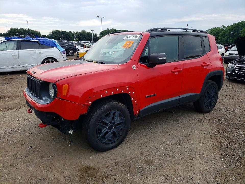 Aukcja sprzedaży 2018 Jeep Renegade, vin: ZACCJBCB9JPG72587, numer aukcji: 56287516