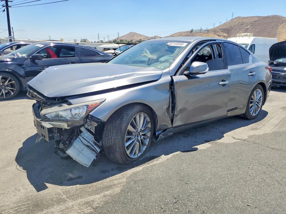 2018 Infiniti Q50 მანქანა იყიდება აუქციონზე, vin: JN1CV7AP8JM240753, აუქციონის ნომერი: 58749956