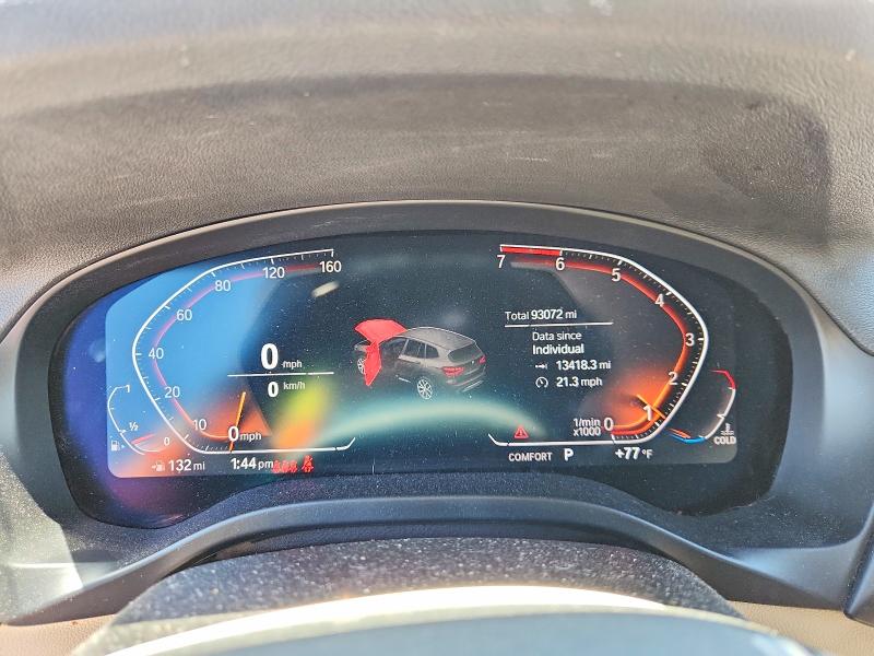 2020 Bmw X3 მანქანა იყიდება აუქციონზე, vin: 5UXTY3C0XLLE55316, აუქციონის ნომერი: 55552176