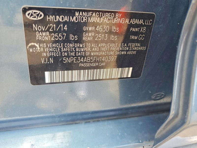 Aukcja sprzedaży 2015 Hyundai Sonata, vin: 5NPE34AB5FH140397, numer aukcji: 58018716