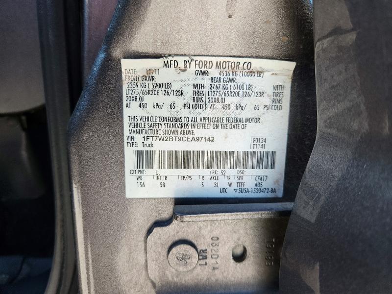 Aukcja sprzedaży 2012 Ford F250, vin: 1FT7W2BT9CEA97142, numer aukcji: 53322546