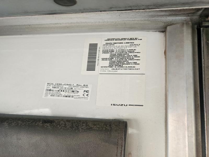56119676 :رقم المزاد ، JALB4T173D7W01327 vin ، 2013 Isuzu Npr Hd مزاد بيع