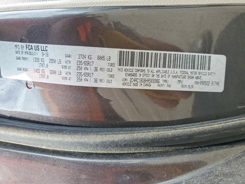 Aukcja sprzedaży 2017 Chrysler Pacifica, vin: 2C4RC1BG8HR569386, numer aukcji: 56810276
