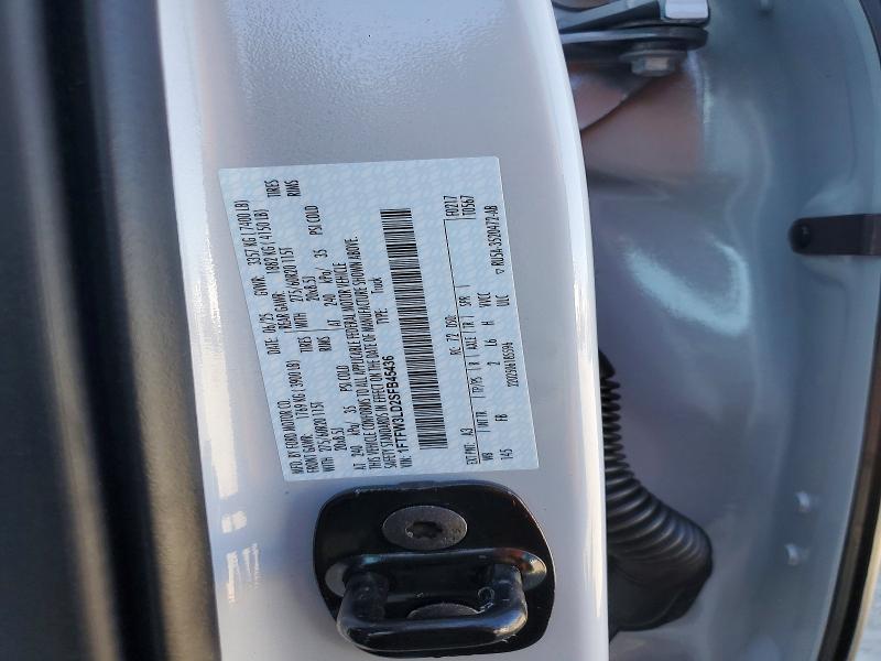 56310396 :رقم المزاد ، 1FTFW3LD2SFB45436 vin ، 2025 Ford F150 مزاد بيع