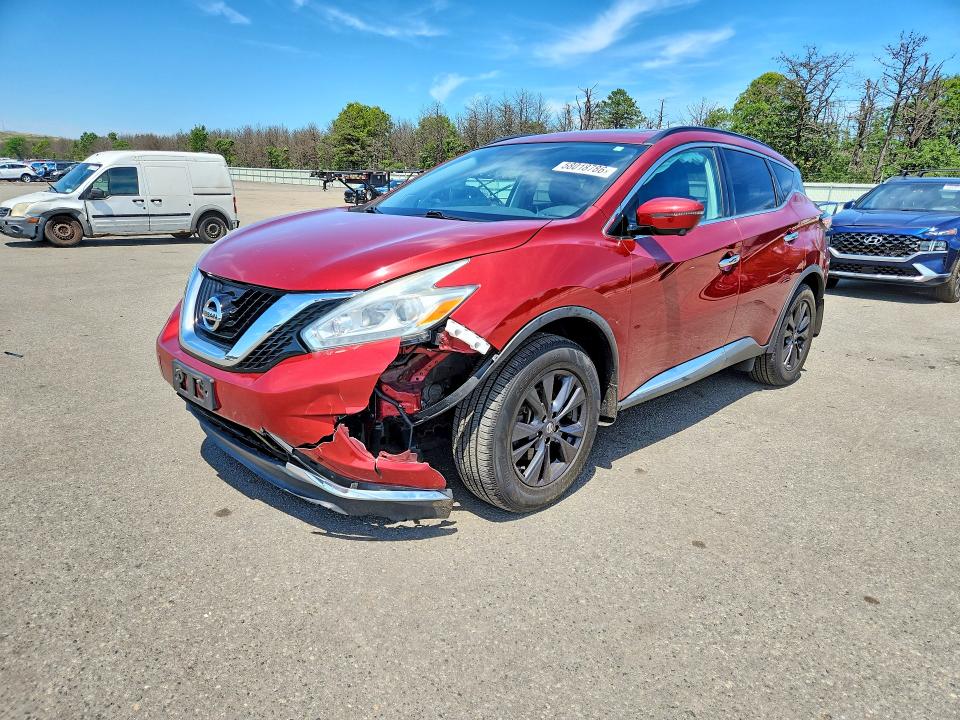Продажа на аукционе авто 2017 Nissan Murano, vin: 5N1AZ2MH1HN198796, номер лота: 58018786