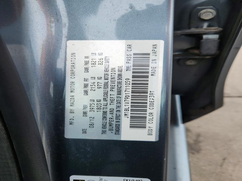 Aukcja sprzedaży 2013 Mazda 3, vin: JM1BL1V79D1711059, numer aukcji: 56129256