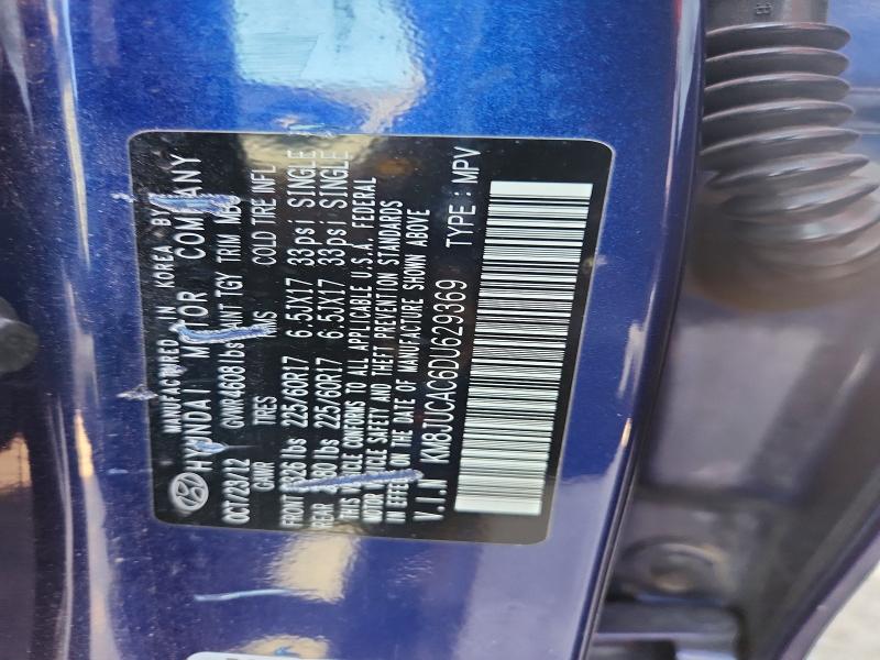 Aukcja sprzedaży 2013 Hyundai Tucson, vin: KM8JUCAC6DU629369, numer aukcji: 55438286