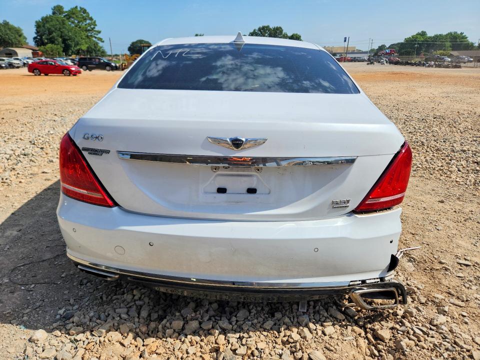 59079516 :رقم المزاد ، KMHG34JA0JU042128 vin ، 2018 Genesis G90 مزاد بيع