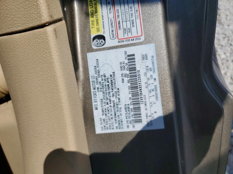 56844646 :رقم المزاد ، 1ZVFT84NX55220310 vin ، 2005 Ford Mustang مزاد بيع