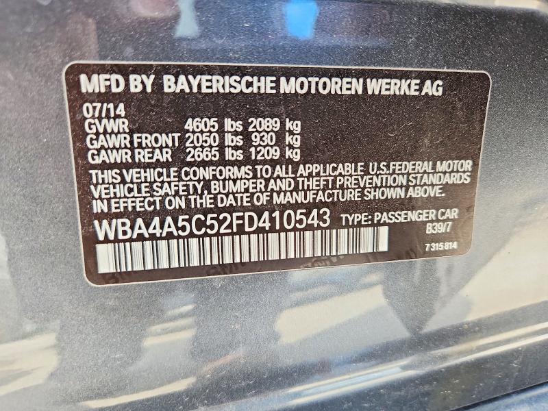 Продажа на аукционе авто 2015 Bmw 428, vin: WBA4A5C52FD410543, номер лота: 57119486