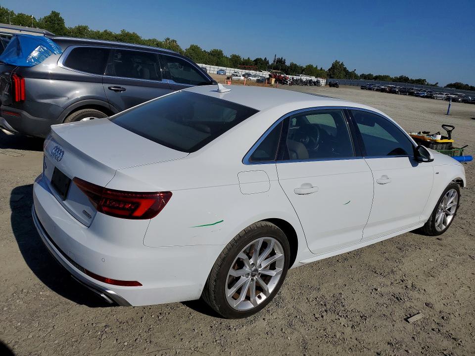 Продажа на аукционе авто 2019 Audi A4, vin: WAUENAF4XKA039485, номер лота: 57141376