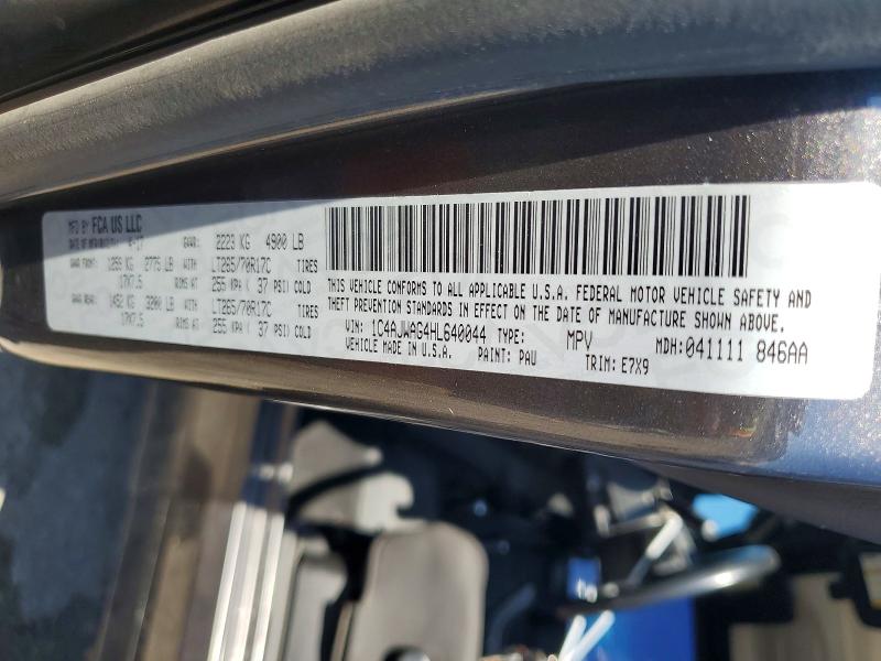 Aukcja sprzedaży 2017 Jeep Wrangler, vin: 1C4AJWAG4HL640044, numer aukcji: 58143056