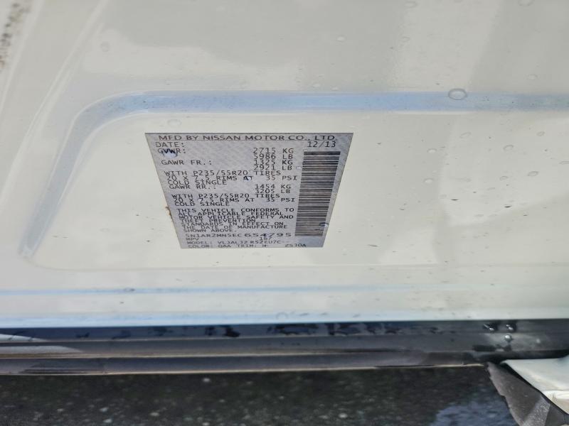 Aukcja sprzedaży 2014 Nissan Pathfinder, vin: 5N1AR2MN5EC654795, numer aukcji: 56486636