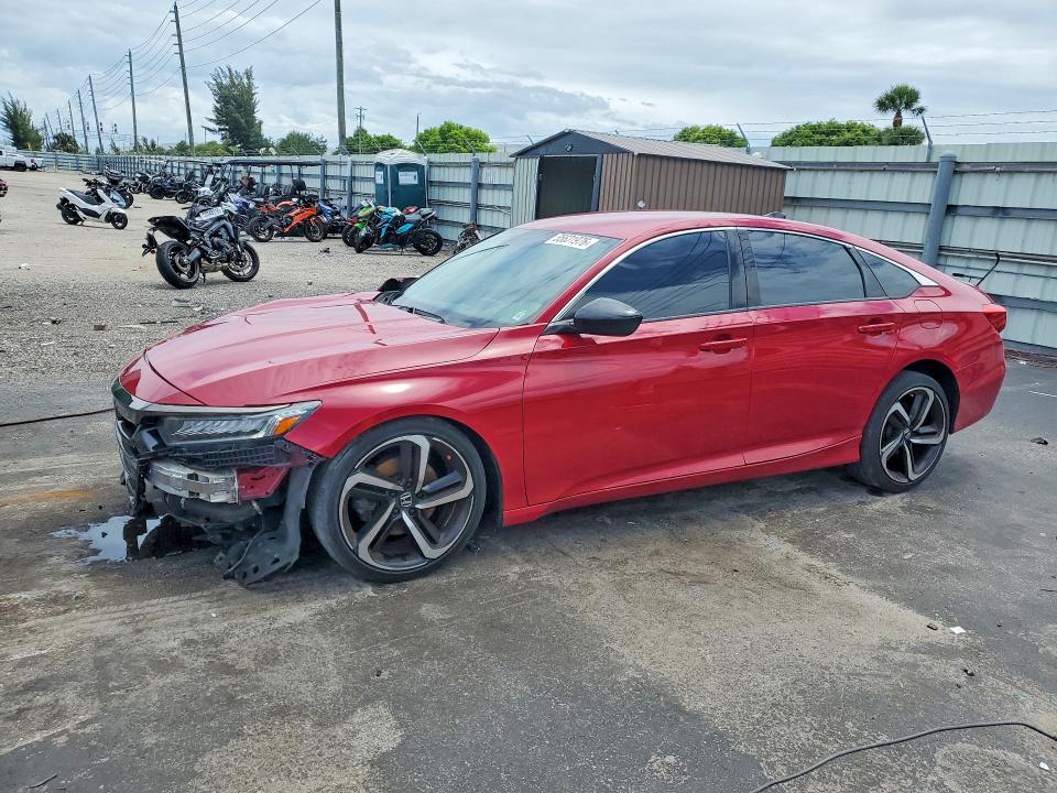 2021 Honda Accord მანქანა იყიდება აუქციონზე, vin: 1HGCV1F46MA058081, აუქციონის ნომერი: 55631976