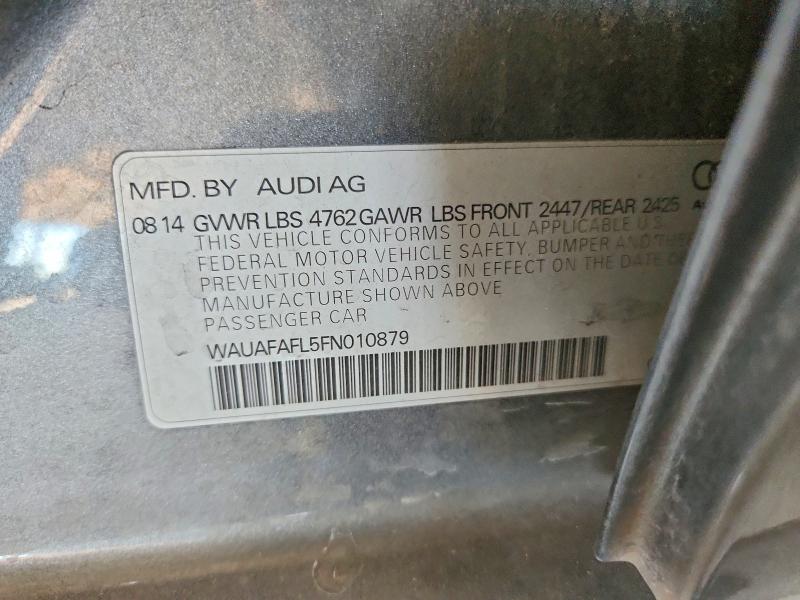 Aukcja sprzedaży 2015 Audi A4, vin: WAUAFAFL5FN010879, numer aukcji: 58718606