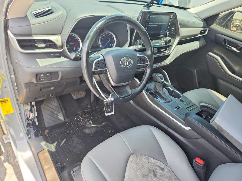59102076 :رقم المزاد ، 5TDABRCHXNS544725 vin ، 2022 Toyota Highlander Hybrid مزاد بيع