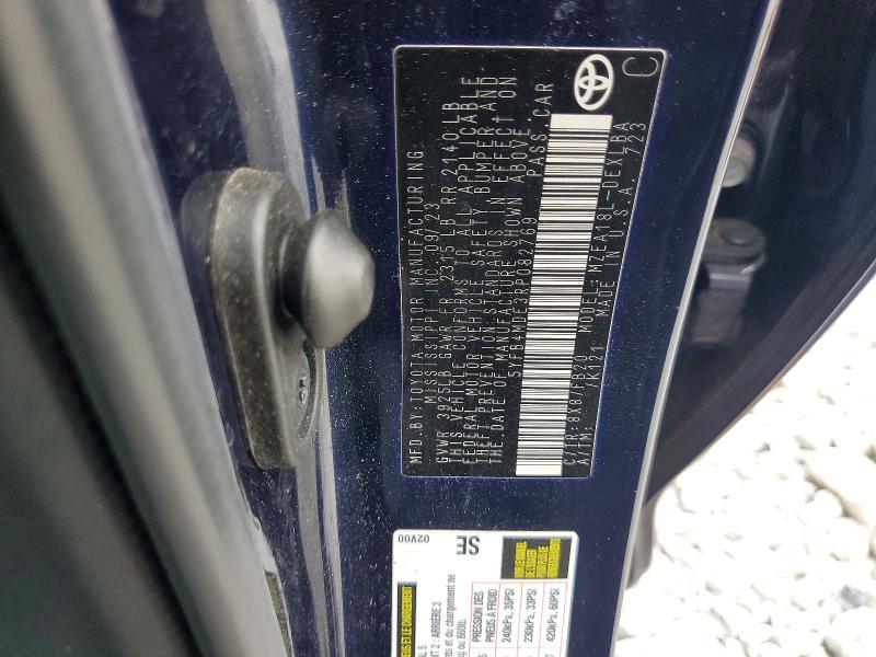 Aukcja sprzedaży 2024 Toyota Corolla, vin: 5YFB4MDE3RP082769, numer aukcji: 56284726
