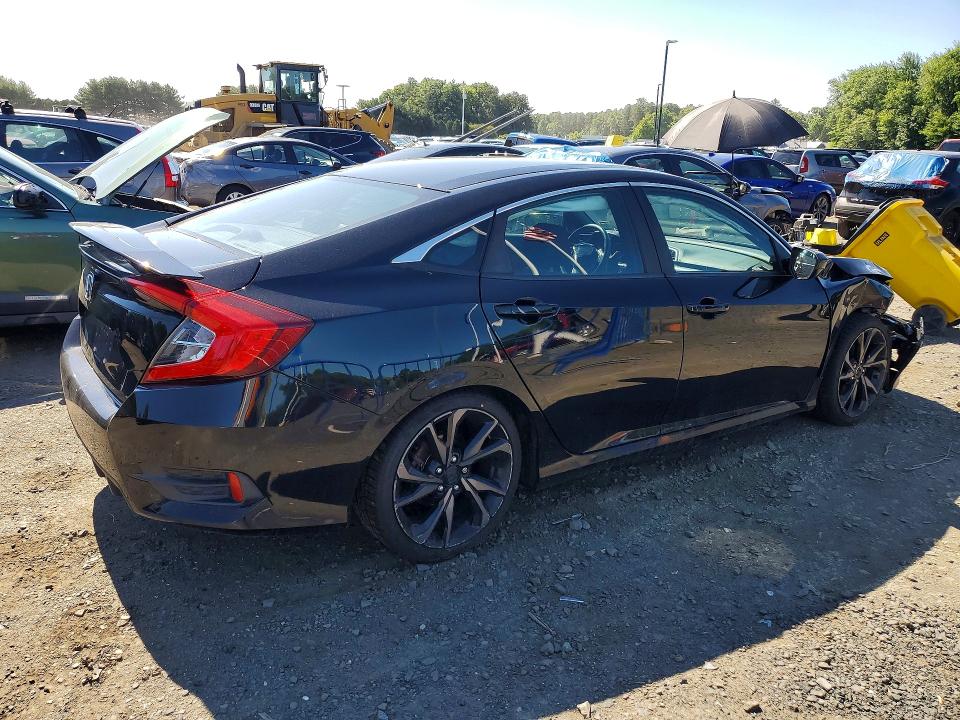 56023806 :رقم المزاد ، 19XFC2F86KE214219 vin ، 2019 Honda Civic مزاد بيع