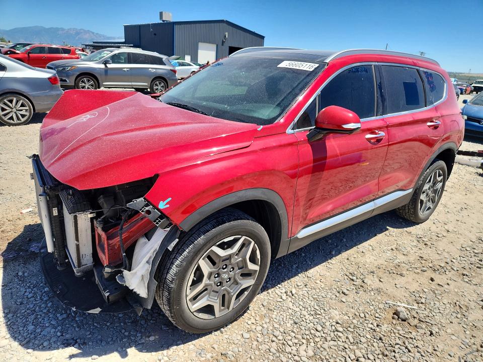 2022 Hyundai Santa Fe მანქანა იყიდება აუქციონზე, vin: 5NMS4DAL0NH385287, აუქციონის ნომერი: 56605116