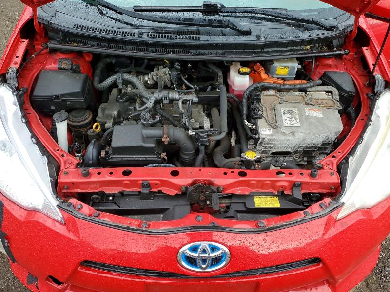 57161406 :رقم المزاد ، JTDKDTB34C1008302 vin ، 2012 Toyota Prius C مزاد بيع