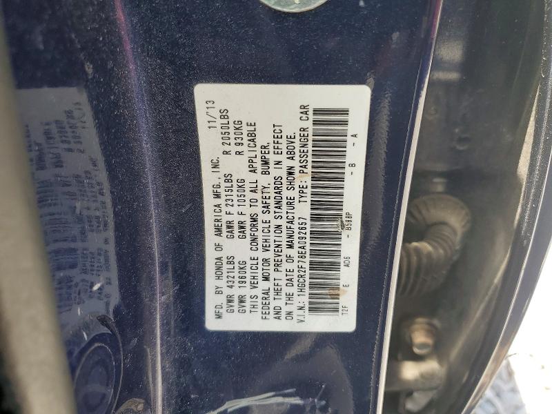Продаж на аукціоні авто 2014 Honda Accord, vin: 1HGCR2F78EA092657, номер лоту: 55773826