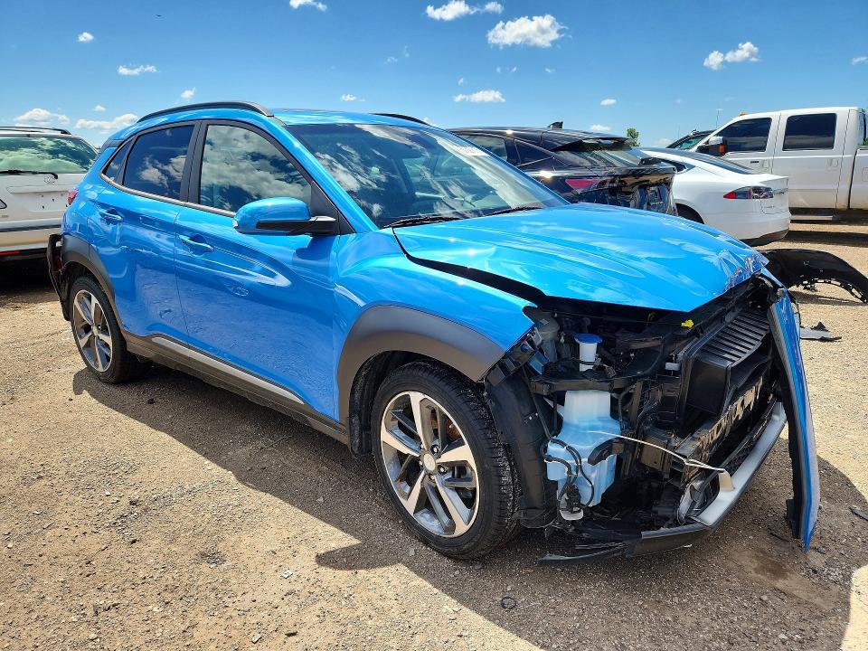 2021 Hyundai Kona მანქანა იყიდება აუქციონზე, vin: KM8K3CA5XMU605536, აუქციონის ნომერი: 57327616