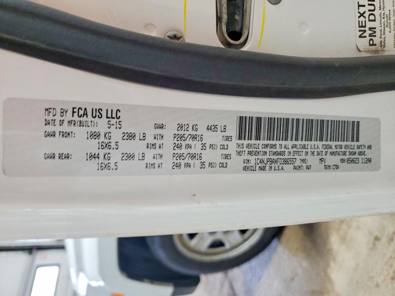 Продаж на аукціоні авто 2015 Jeep Patriot, vin: 1C4NJPBAXFD386557, номер лоту: 56717886