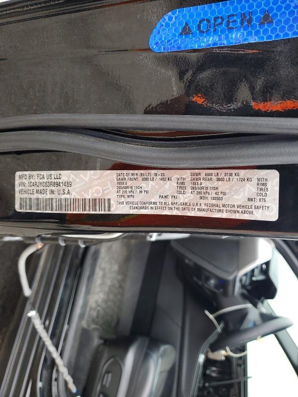 Продаж на аукціоні авто 2024 Jeep Grand Cherokee, vin: 1C4RJYC63R8941489, номер лоту: 58141756