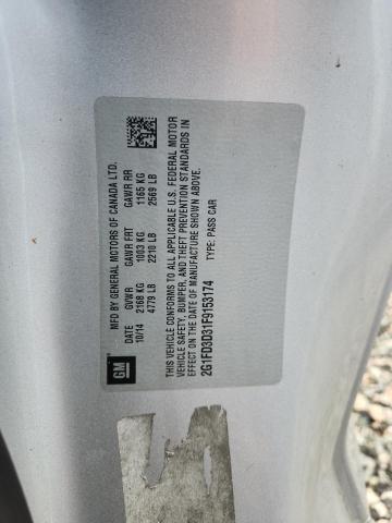 Продаж на аукціоні авто 2015 Chevrolet Camaro, vin: 2G1FD3D31F9153174, номер лоту: 56809446