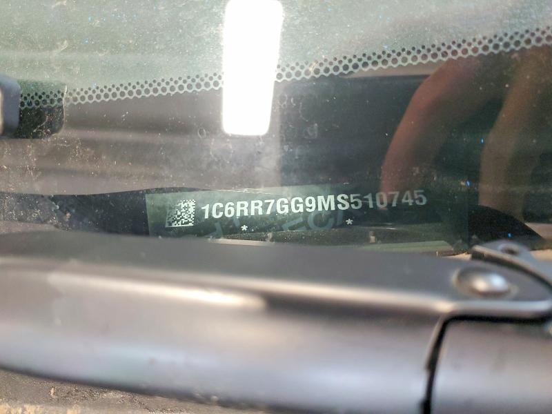 56078056 :رقم المزاد ، 1C6RR7GG9MS510745 vin ، 2021 Ram 1500 Classic مزاد بيع