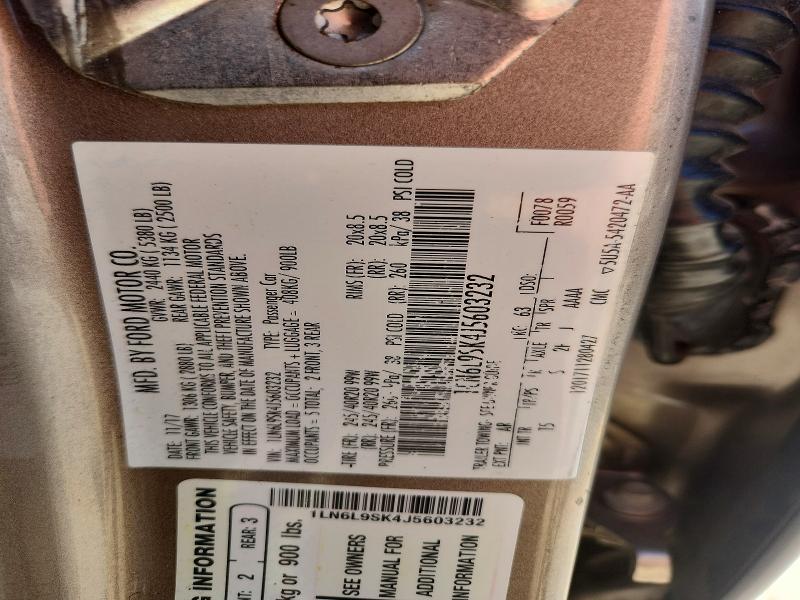 56468336 :رقم المزاد ، 1LN6L9SK4J5603232 vin ، 2018 Lincoln Continental مزاد بيع