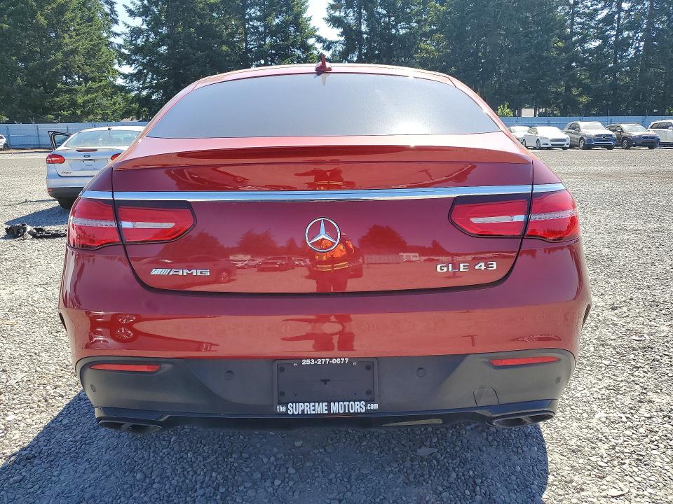 2018 Mercedes-benz Gle Coupe მანქანა იყიდება აუქციონზე, vin: 4JGED6EB8JA123852, აუქციონის ნომერი: 58378796