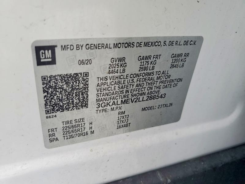 Продажа на аукционе авто 2020 Gmc Terrain, vin: 3GKALMEV2LL288543, номер лота: 56585866
